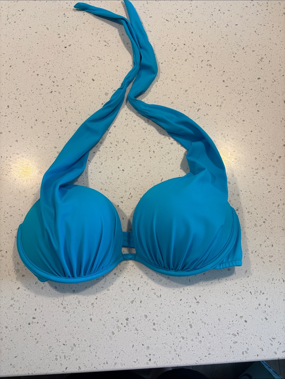 VENUS Bright Blue Halter Bikini Top